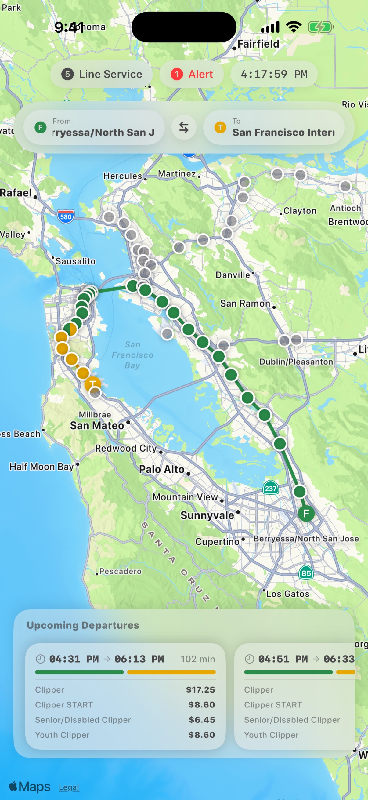 BayTransit Screenshot