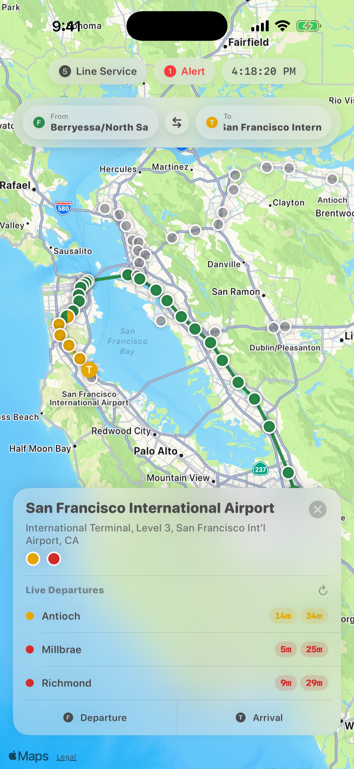 BayTransit Screenshot