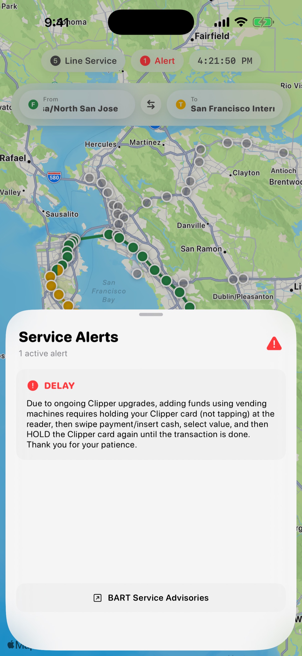BayTransit Screenshot